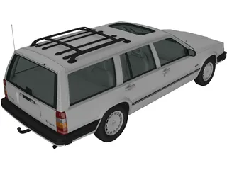Volvo 740 GL (1985) 3D Model