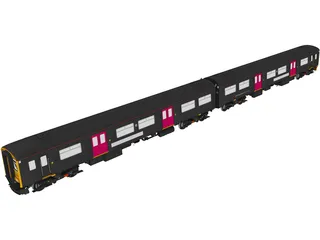 British Rail Class 150 Sprinter (1984) 3D Model