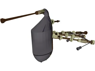 Bagpipes 3D Model