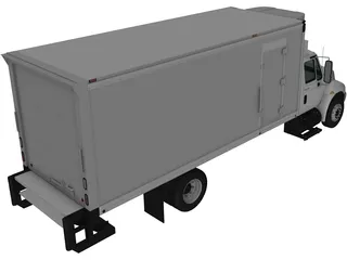 International Durastar Box Truck (2002) 3D Model