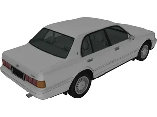 Toyota Crown (1991) 3D Model