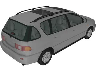 Toyota Picnic (1996) 3D Model