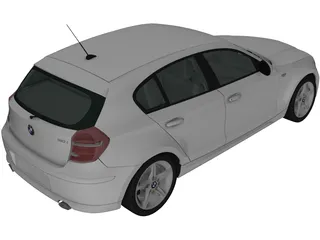 BMW 180i (2009) 3D Model