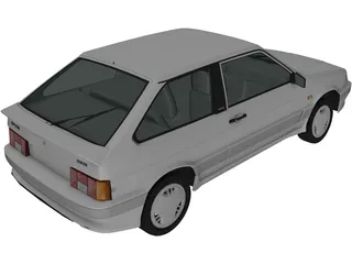 VAZ-2113 Lada Samara (1997) 3D Model