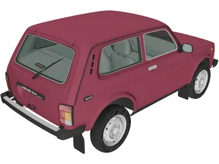 VAZ-21214 Lada Niva 4x4 (2012) 3D Model