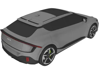 Kia EV6 GT (2022) 3D Model