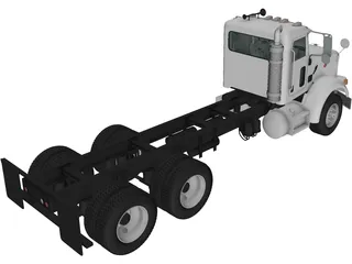 Peterbilt 357 DayCab Chassis Truck (2006) 3D Model