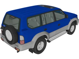 Toyota Land Cruiser Prado (1999) 3D Model