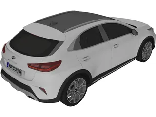 Kia X-Ceed (2022) 3D Model