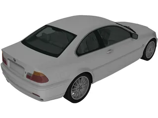 BMW 3-Series Coupe (2004) 3D Model