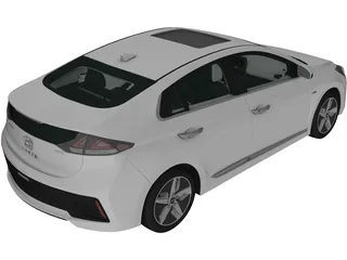 Hyundai Ioniq Hybrid (2019) 3D Model