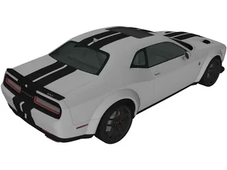 Dodge Challenger SRT Hellcat (2018) 3D Model