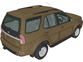 Tata Safari Storme (2015) 3D Model