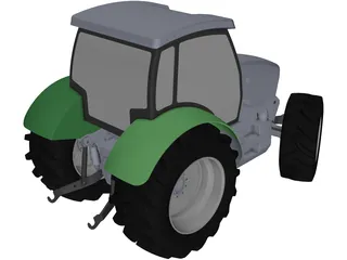 Deutz Tractor 3D Model