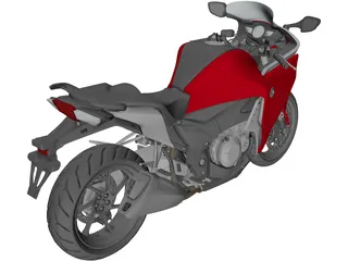 Honda VFR1200F (2015) 3D Model