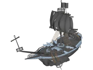 Pirates Galeon 3D Model