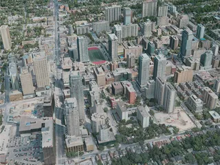 Toronto City, North, Canada (2020) 3D Model