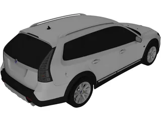 Saab 9-3X (2010) 3D Model