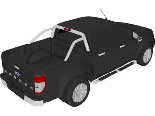 Ford Ranger (2012) 3D Model