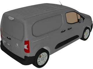 Peugeot Partner (2019) 3D Model