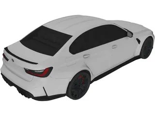 BMW M3 Competition (2021) 3D Model