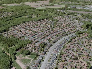 Preston City, UK (2020) 3D Model