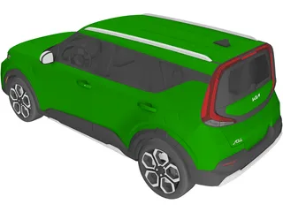 Kia Soul EX (2020) 3D Model