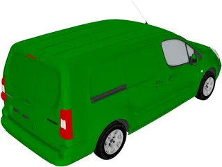 Peugeot Partner (2017) 3D Model