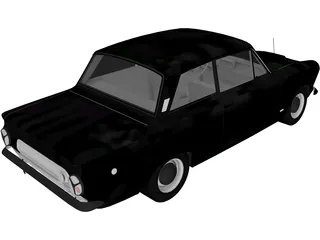 Lotus Cortina 3D Model