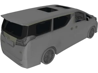 Toyota Alphard (2017) 3D Model