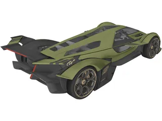 Lambo V12 Vision Gran Turismo (2020) 3D Model