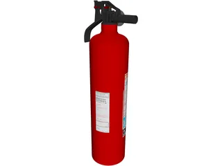 Fire Extinguisher 3D Model