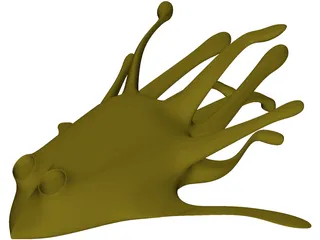 Extra Terrestial Fish 3D Model