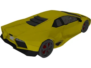 Lamborghini Reventon (2008) 3D Model