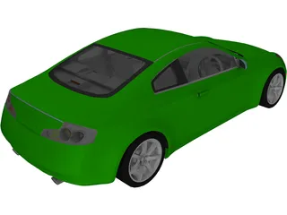 Infiniti G35 Coupe (2007) 3D Model