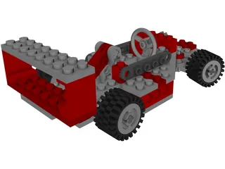 Lego Car 3D Model