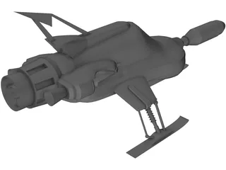 UFO Interceptor 3D Model