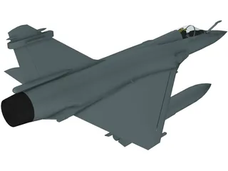 Dassault Mirage 2000-5 3D Model