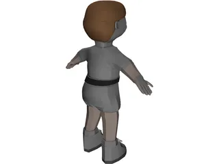 Doll Boy 3D Model