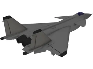 MiG-1.44 (MiG-39) 3D Model