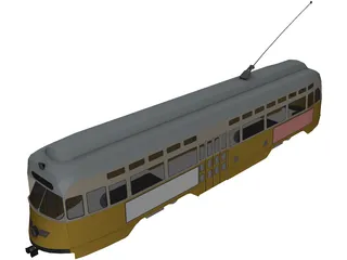 Train Car 3D Model