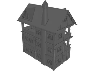 Rustic Home 3D Model