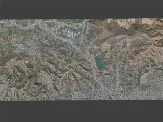 Hollywood Hills, USA (2021) 3D Model