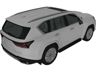 Lexus LX600 (2021) 3D Model