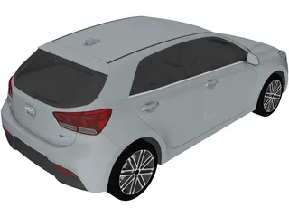 Kia Rio Hatchback (2021) 3D Model