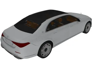 Mercedes-Maybach S600 (2021) 3D Model