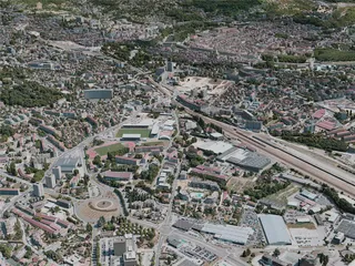 Besancon City, France (2021) 3D Model