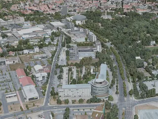 Braunschweig City, Germany (2021) 3D Model