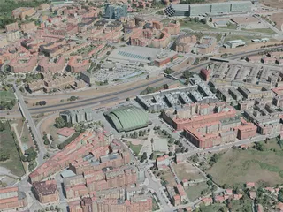 Oviedo City, Spain (2021) 3D Model