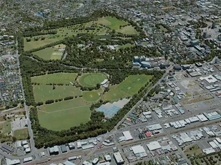 Christchurch City, New Zealand (2021) 3D Model